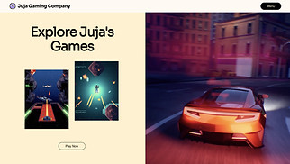  website templates - Gaming Company (Playful)